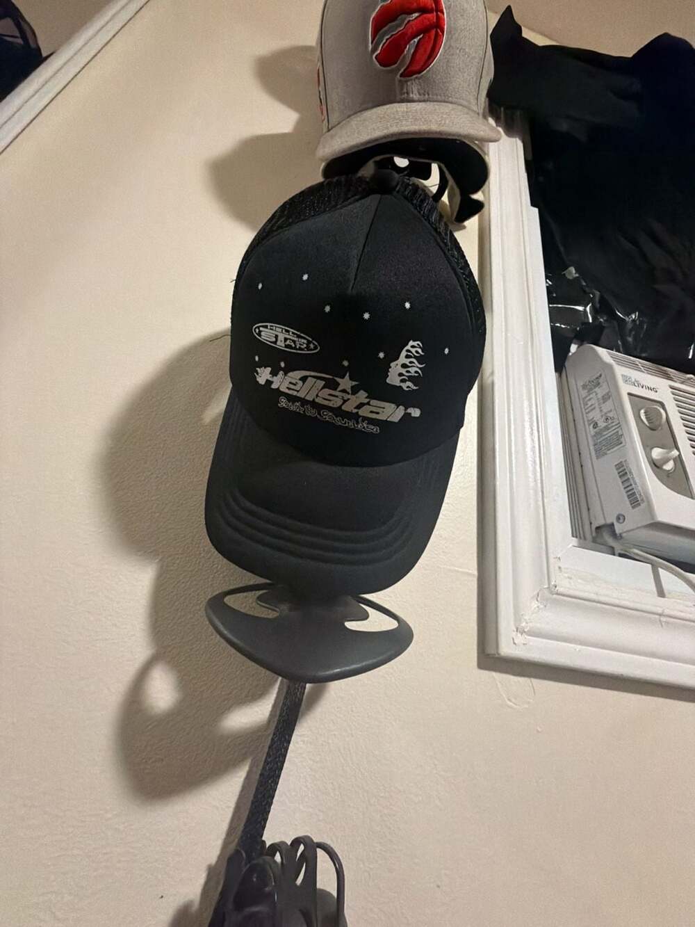 Hellstar Trucker Hat Black Mesh Snapback